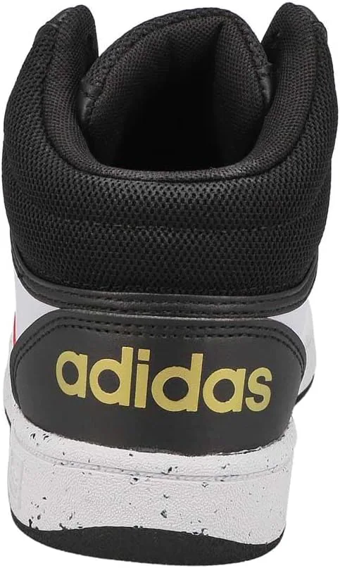 Женские баскетбольные кроссовки Adidas Hoops 3.0, белый/ярко-красный/черный — фото 3