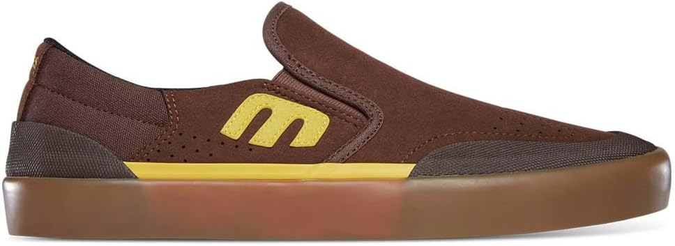 Мужские слипоны для скейтборда Etnies Marana Slip XLT, коричневый — фото 4