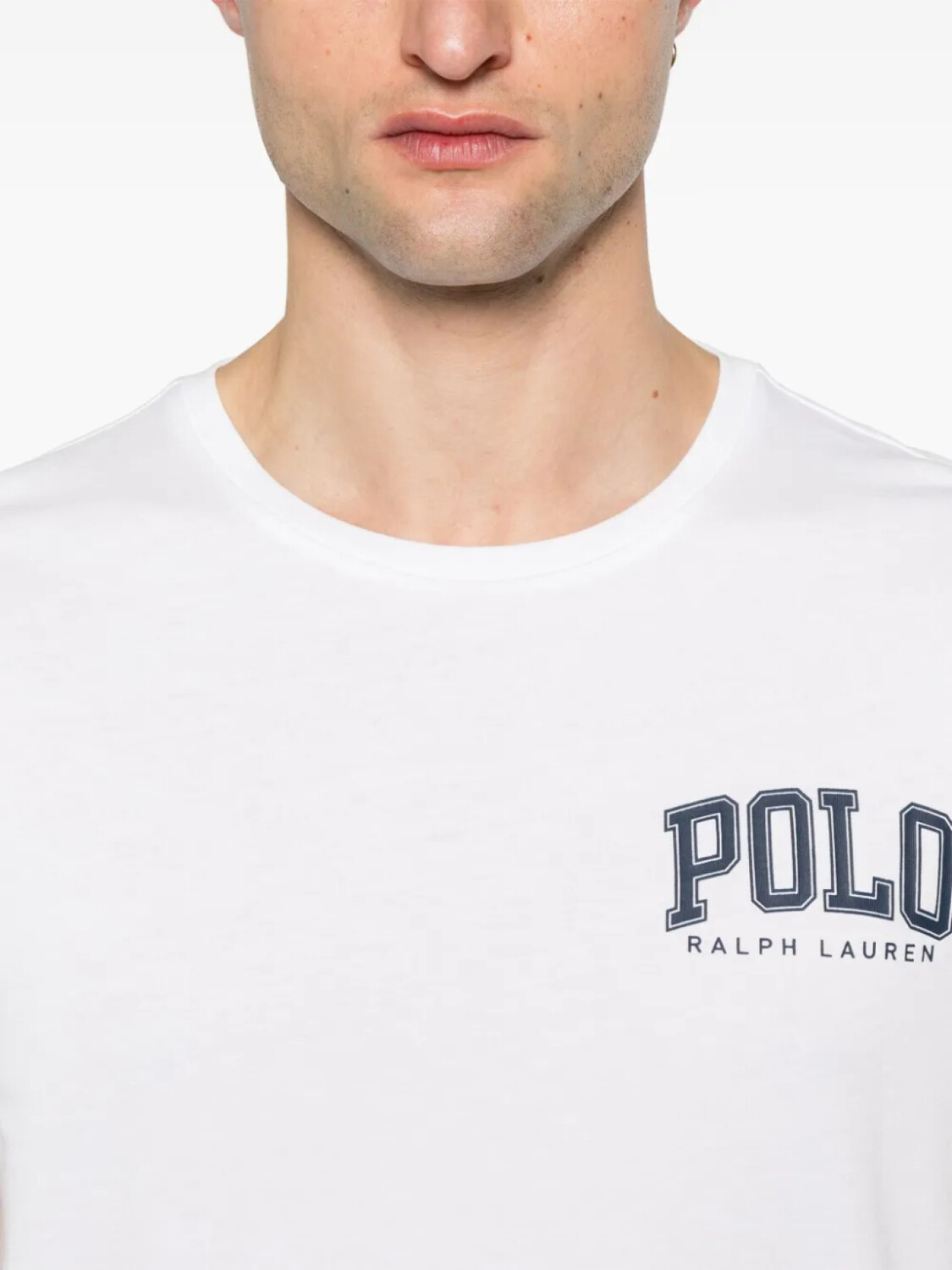 Polo Ralph Lauren футболка с логотипом, белый — фото 4