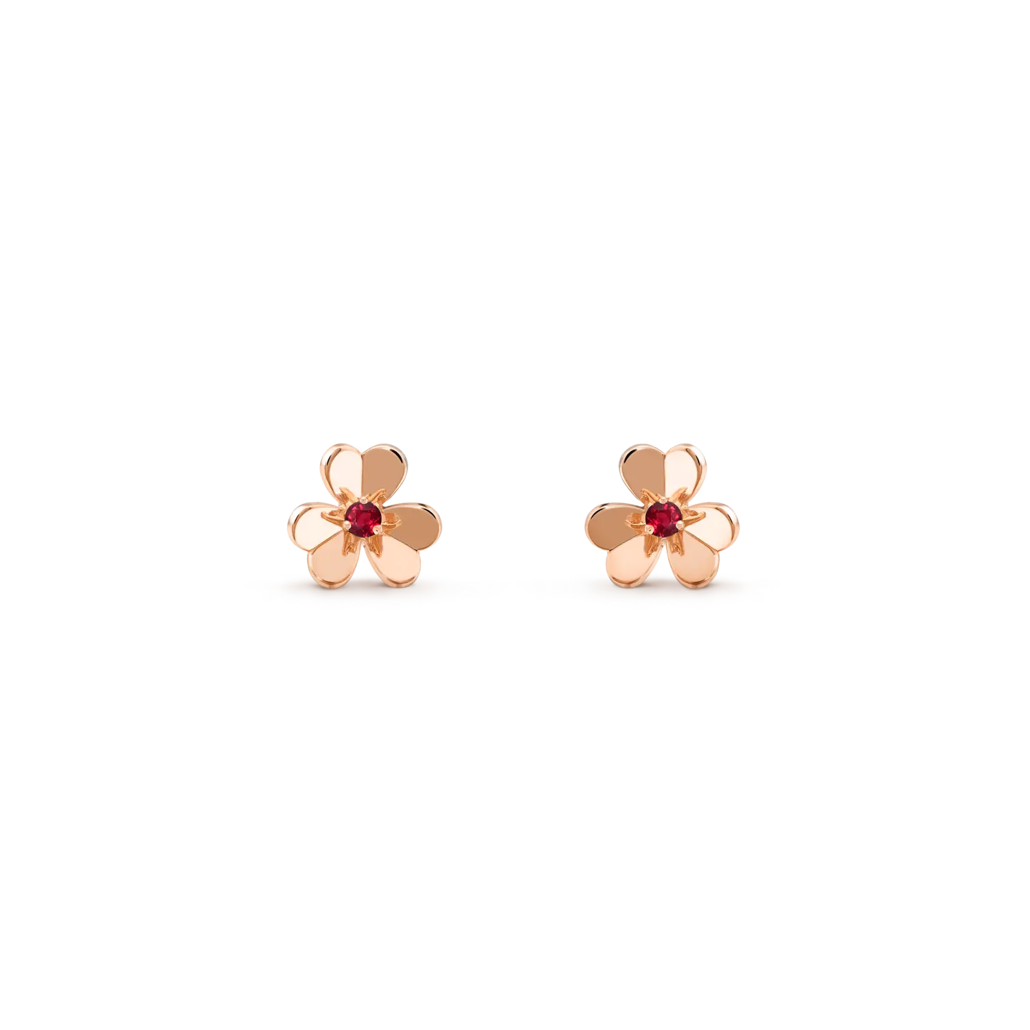 

Серьги Van Cleef & Arpels Frivole, мини модель, 18-ct розовое золото, рубин