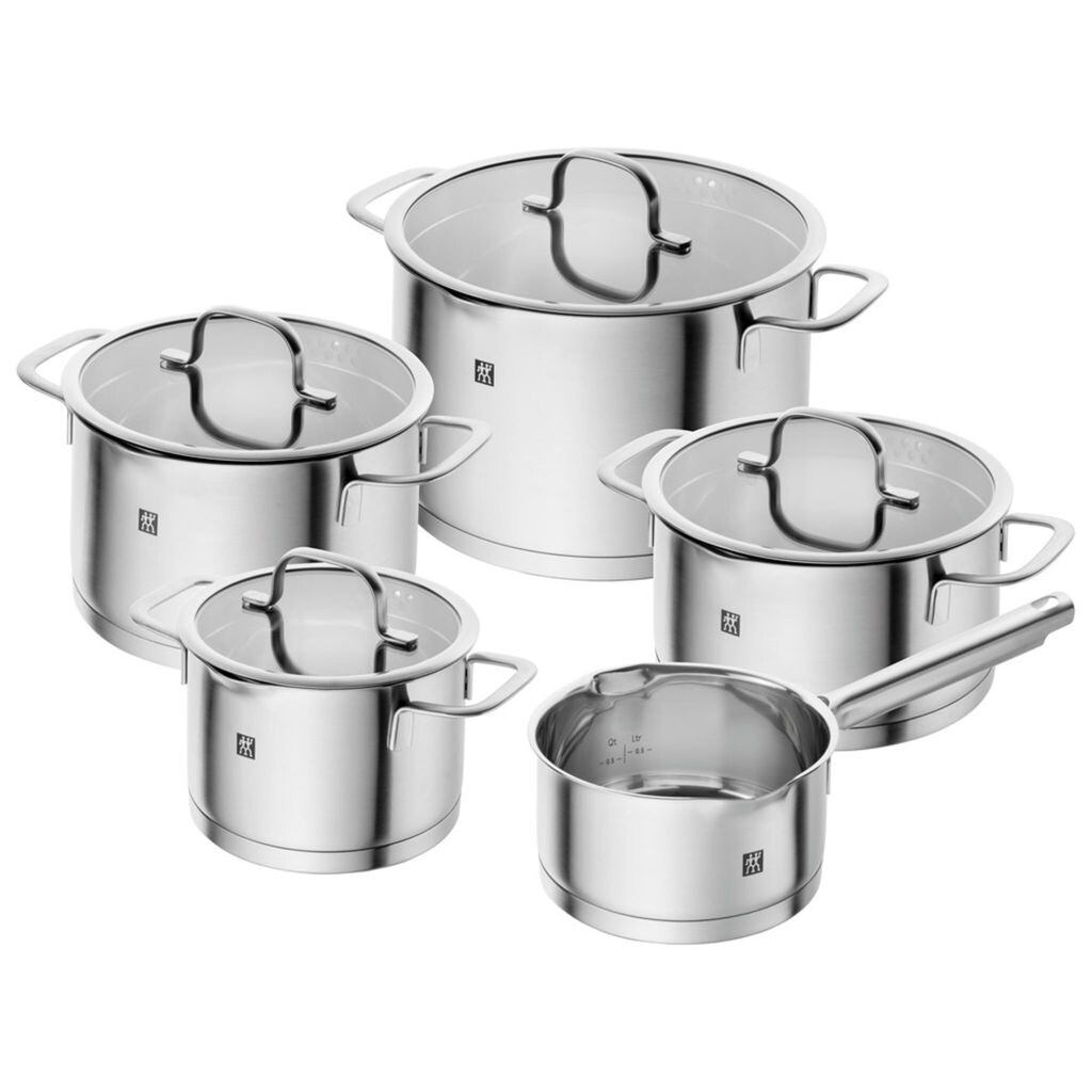 Набор посуды Zwilling TrueFlow, 9 предметов, серебристый