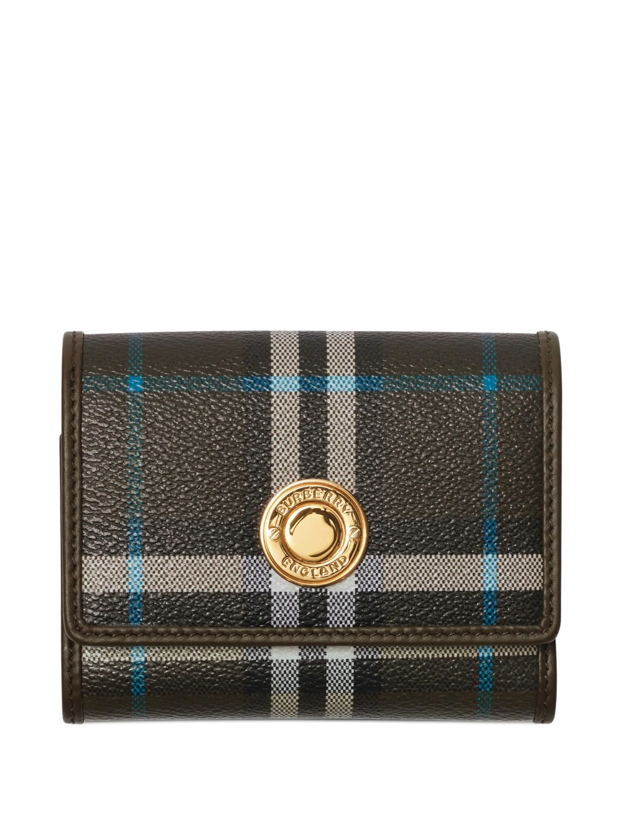 

Кошелек в клетку Burberry, черный