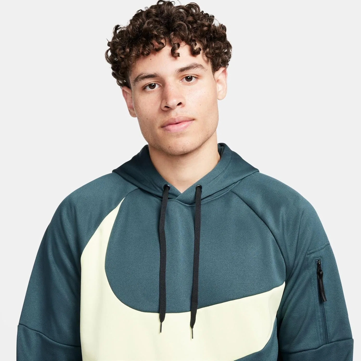 Толстовка Nike Therma-FIT Pullover Hoodie, мужская тренировочная толстовка для фитнеса — фото 4
