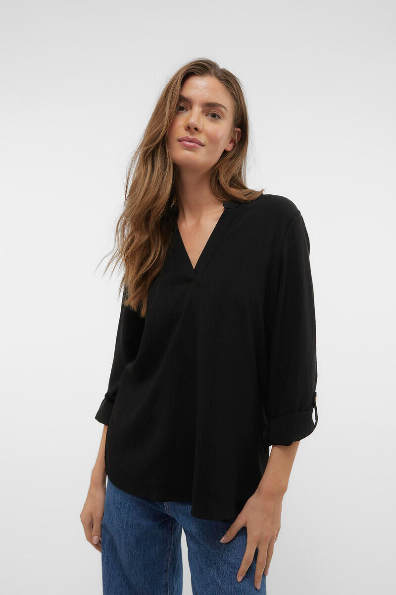 

Регулируемый топ с длинными рукавами Vero Moda, черный