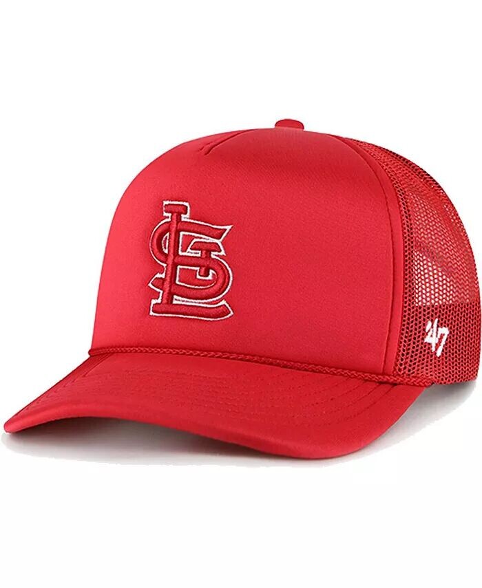

Мужская красная бейсболка с логотипом St. Louis Cardinals Foam Trucker Snapback '47 Brand