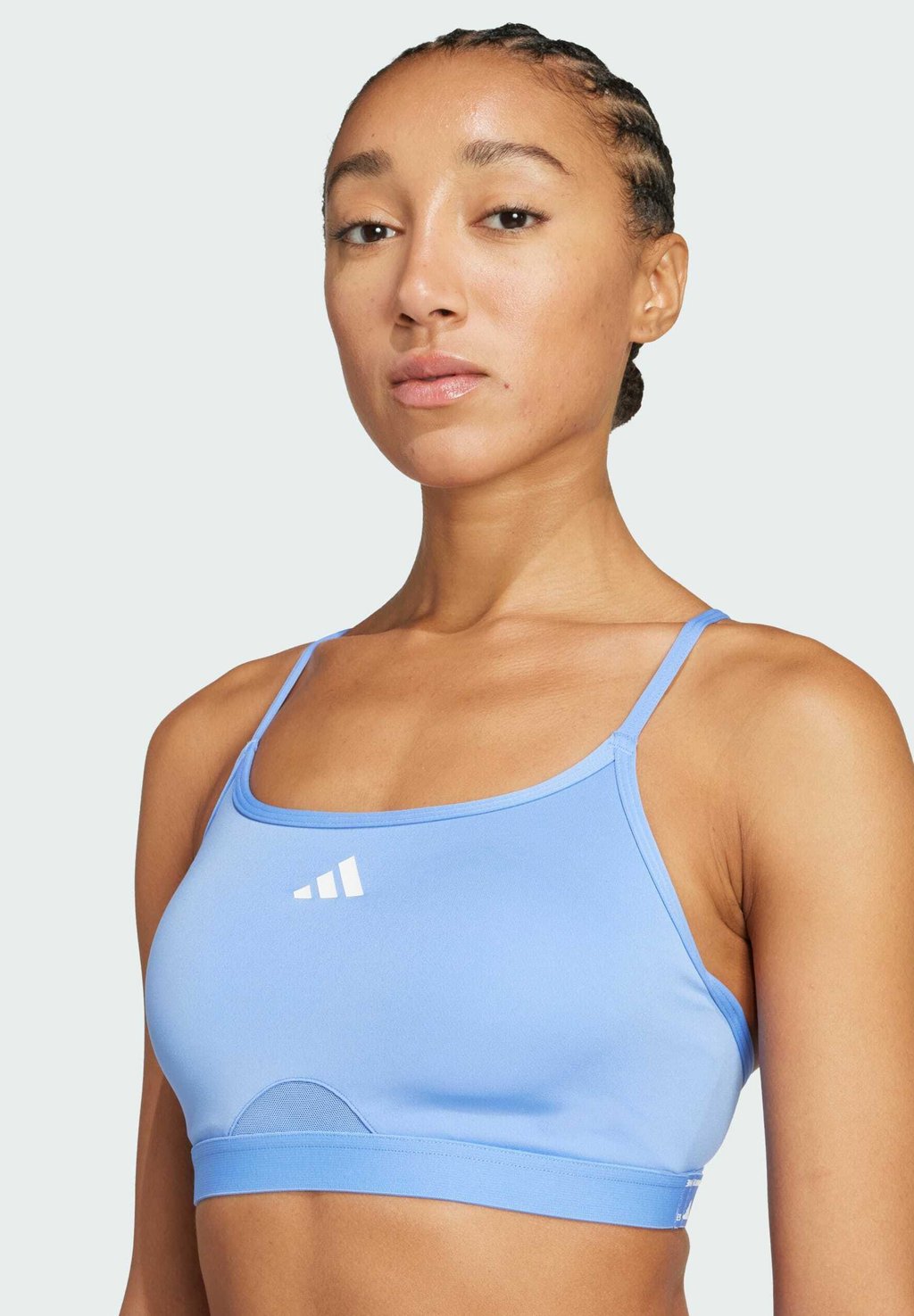 

Спортивный бюстгальтер с легкой поддержкой 3STRIPES Adidas Performance, синий