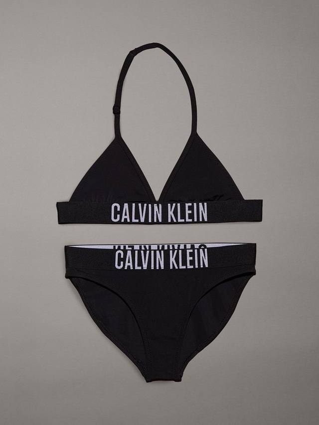 

Детский комплект бикини треугольник Calvin Klein, Black