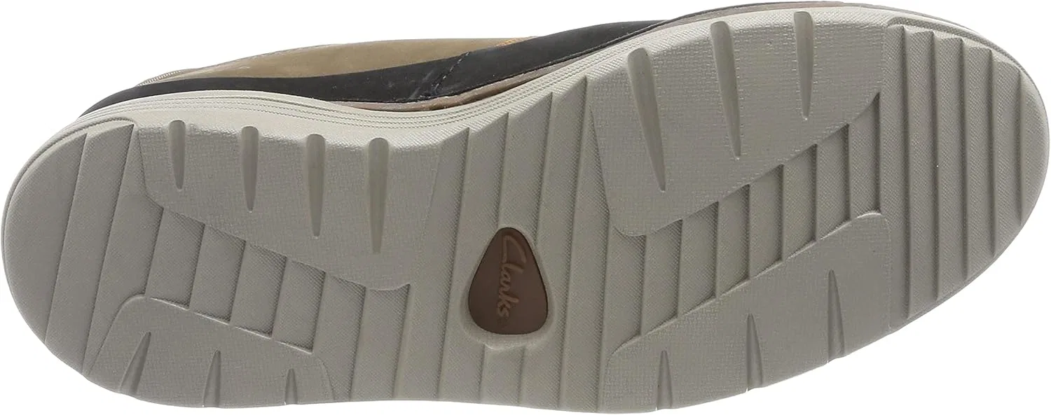 Мужские низкие оксфордские туфли Clarks Brahnz, Brown Combi — фото 4