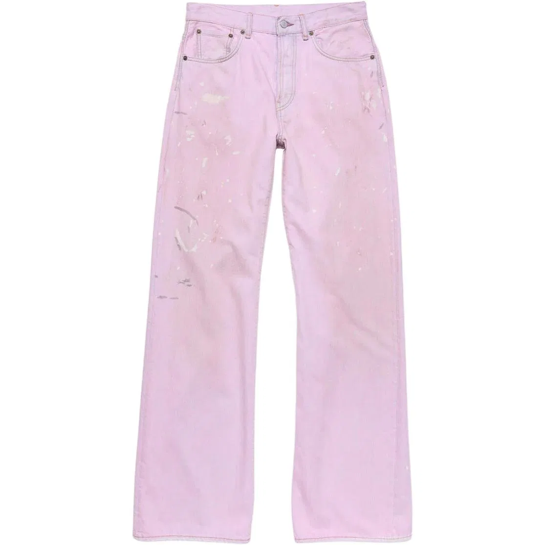 Джинсы прямого кроя розовые Acne Studios