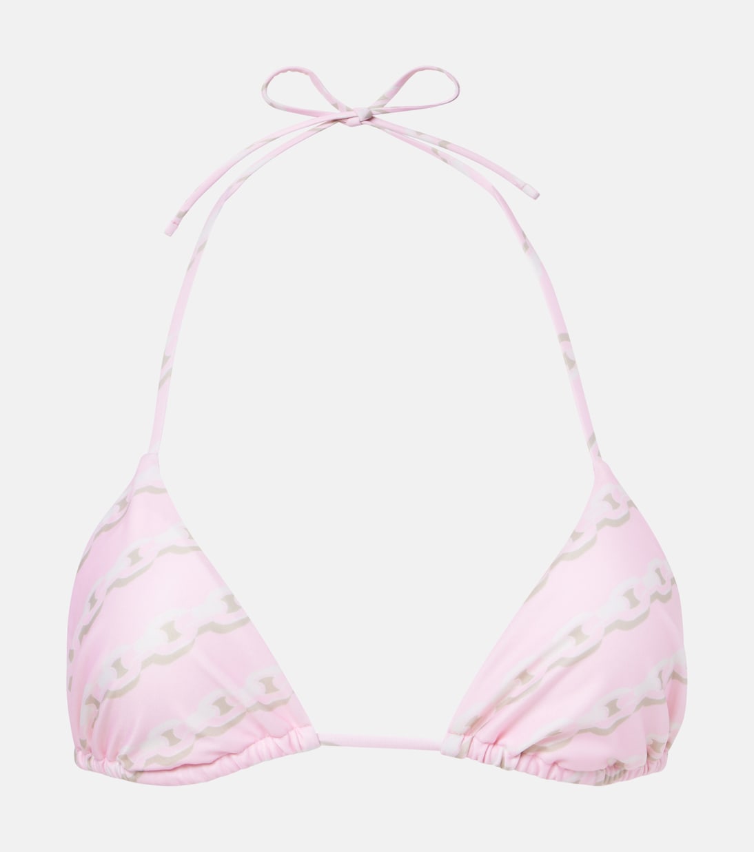 

Верх бикини с принтом Versace, Pastel Pink Milk