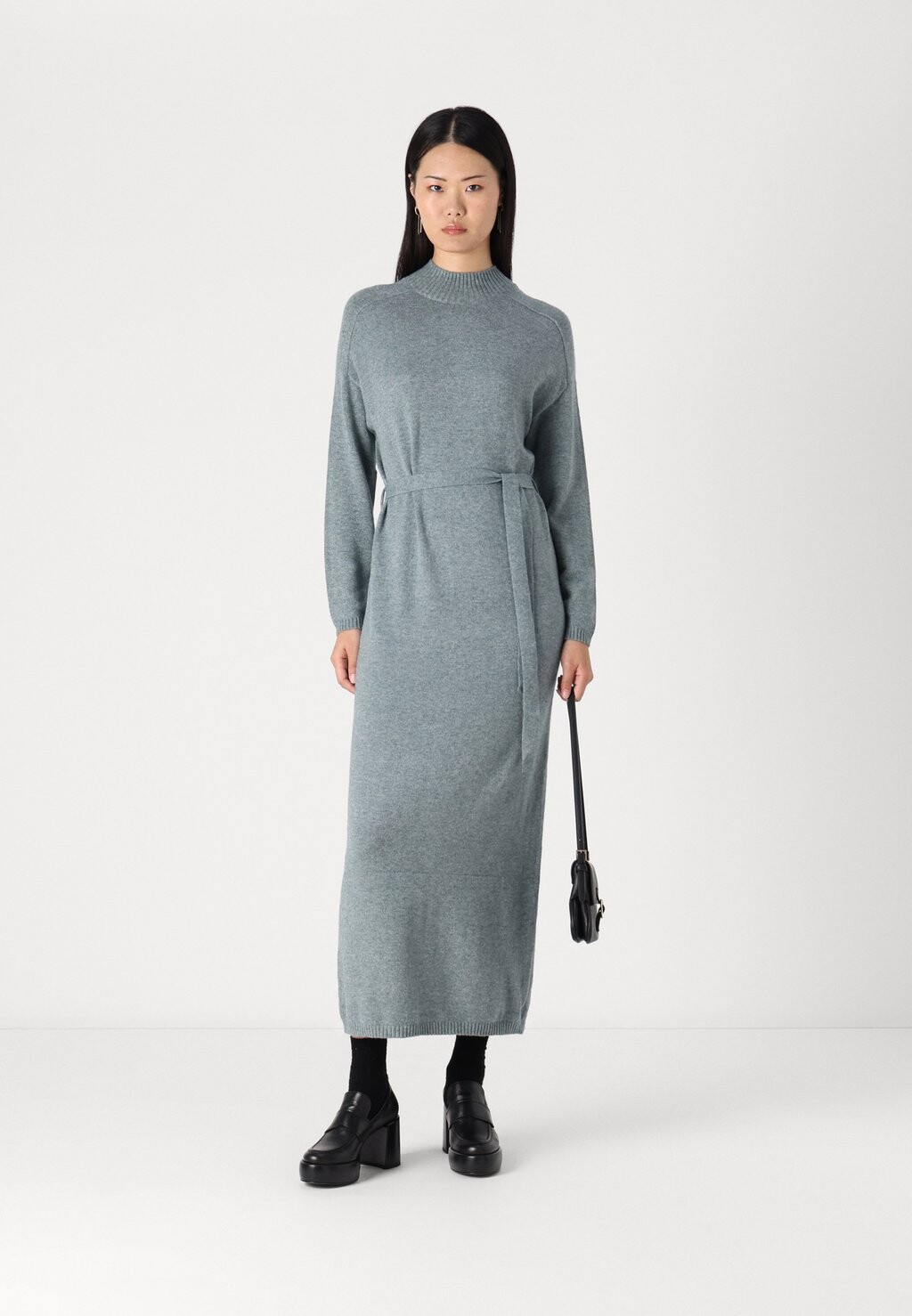 

Платье-джемпер ONLLEVA LONG BELT DRESS ONLY, темно-зеленый