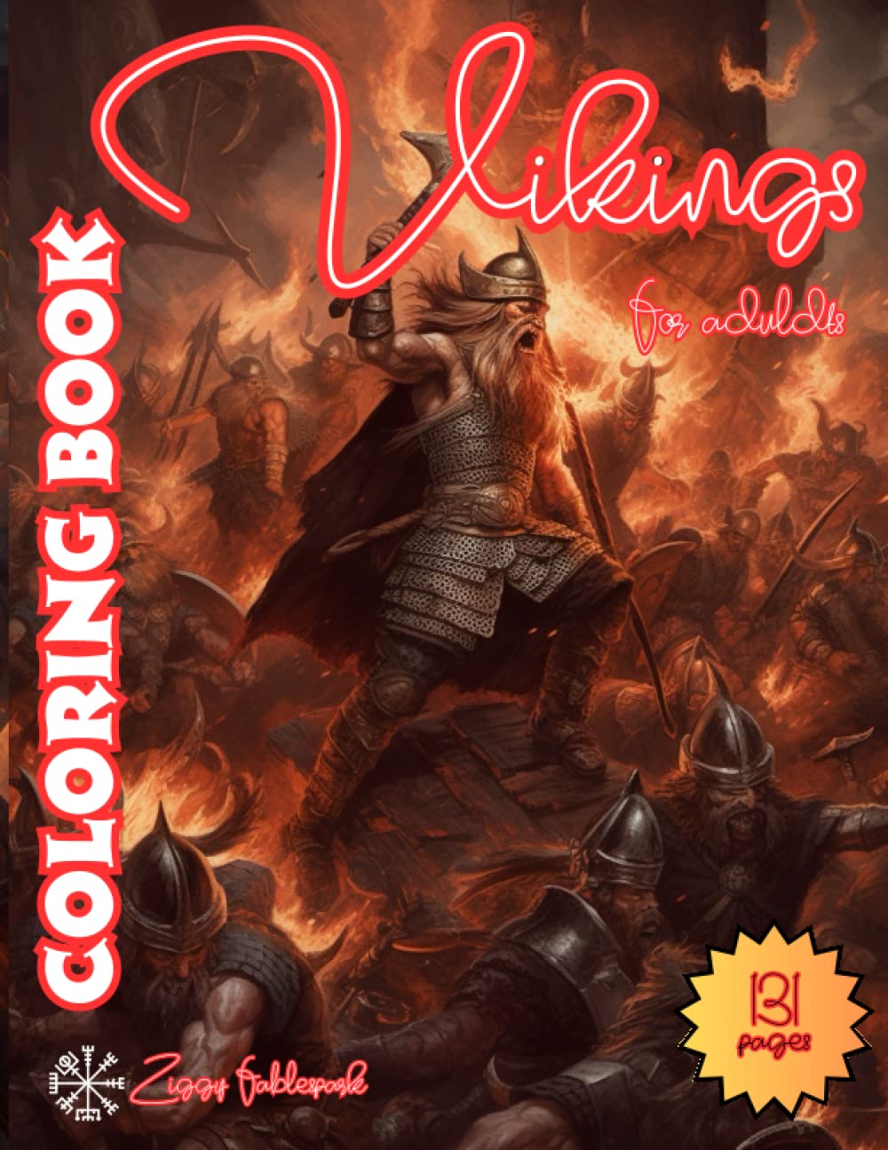 

Vikings Coloring Book for adults (Independently published)