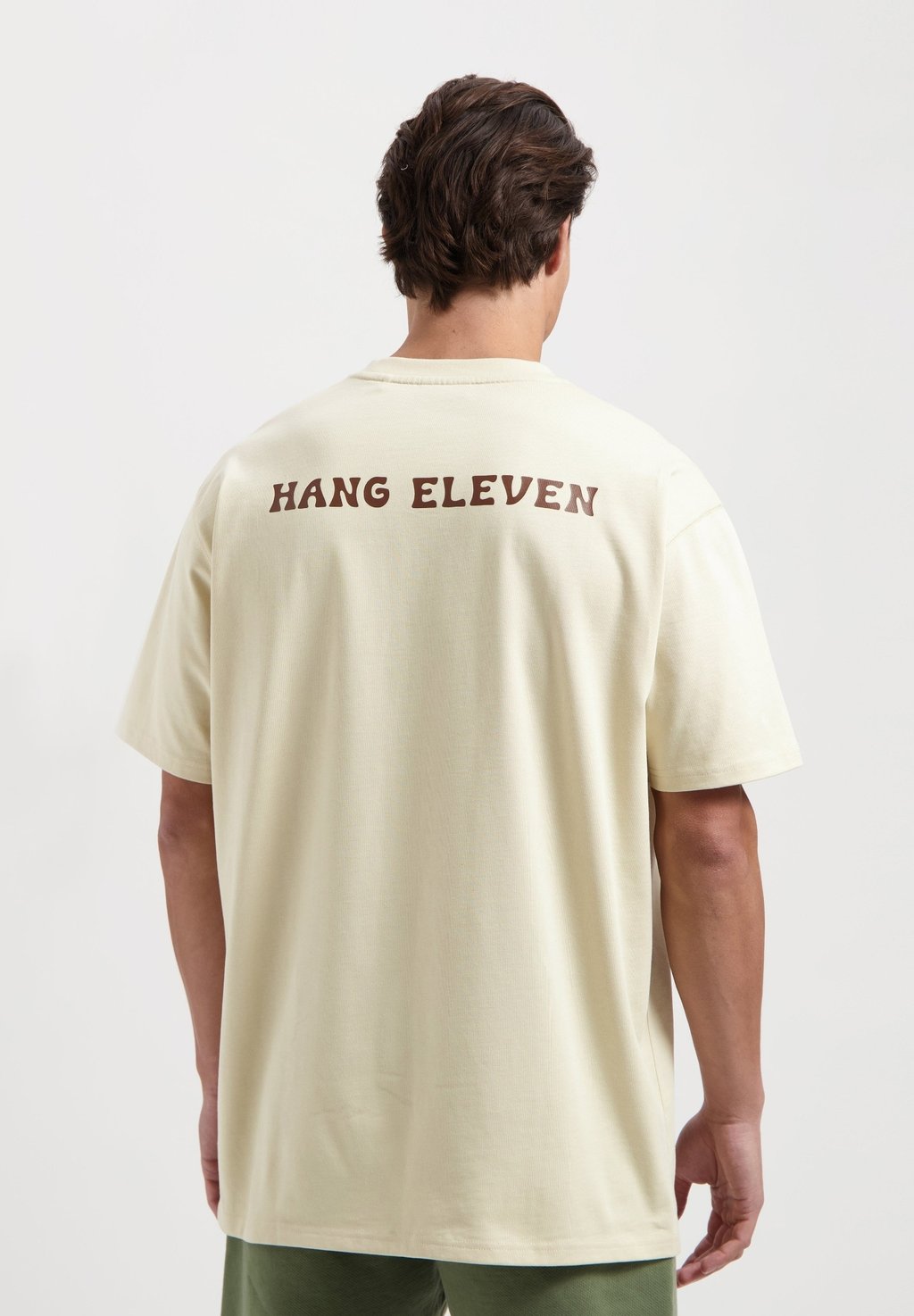 

Футболка с принтом HANG ELEVEN, песочный