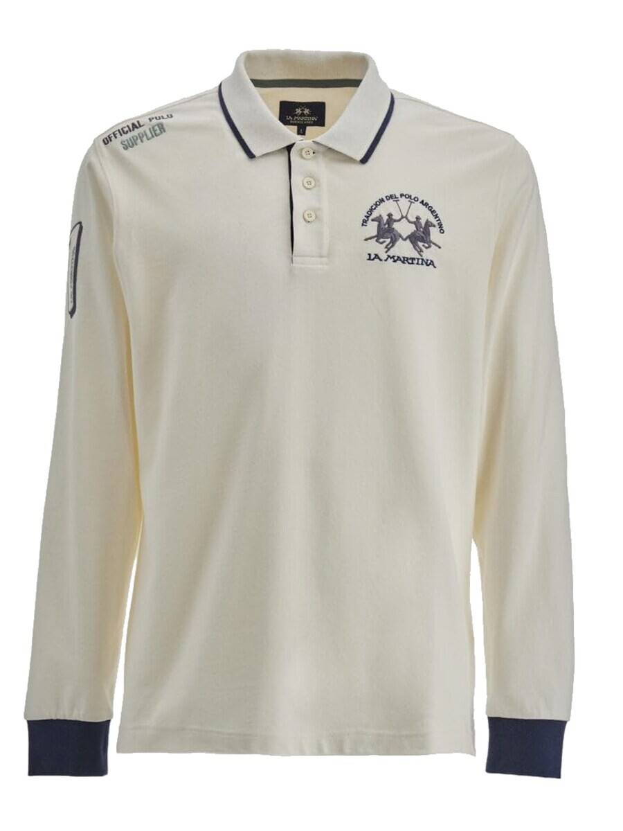 

Лонгслив La Martina Shirt Wolfe, белый