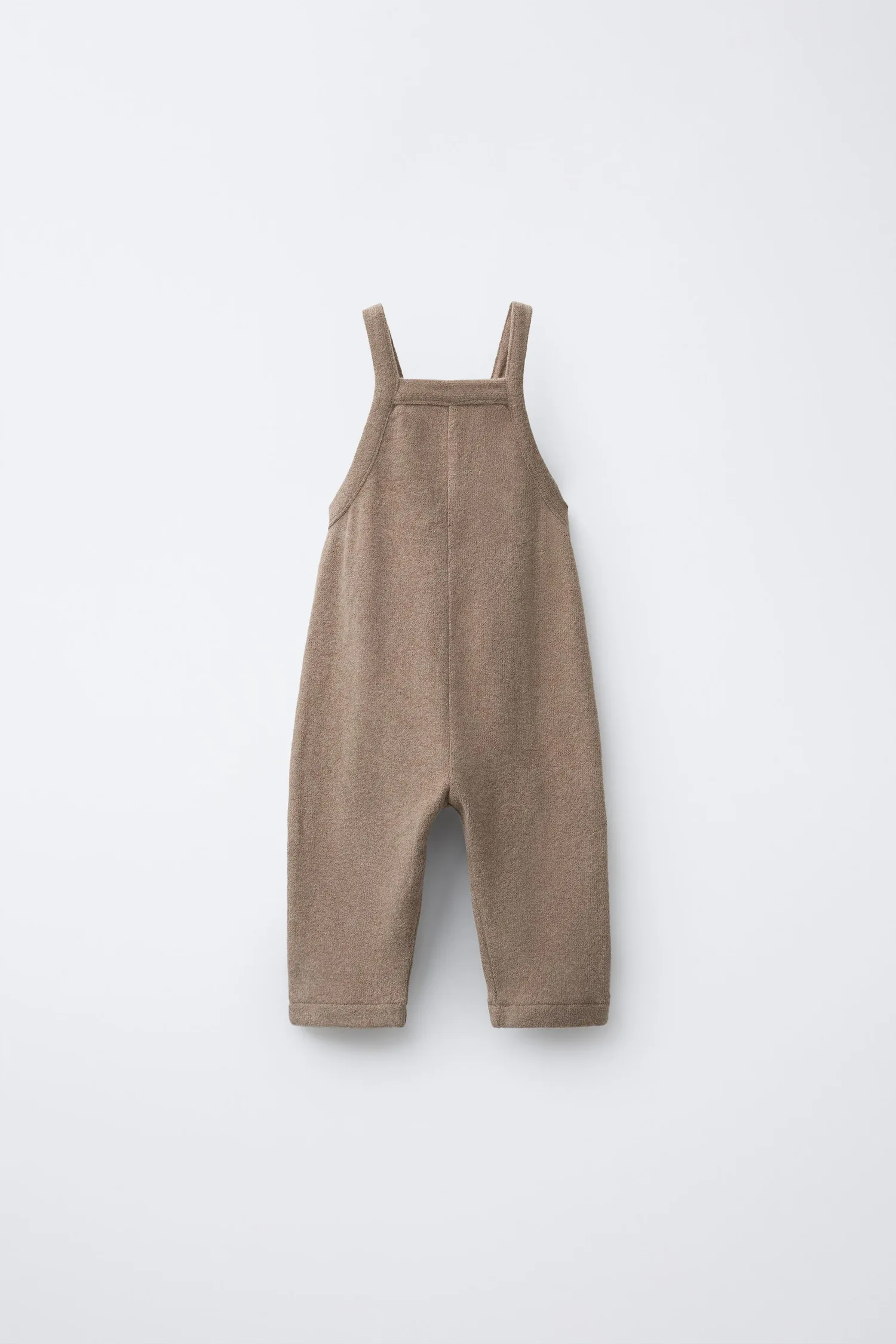 Мягкие на ощупь комбинезоны Zara, коричневый