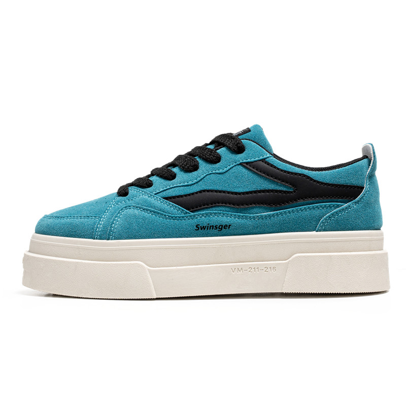 

Swinsger Скользоустойчивые легкие и дышащие мужские скейтерские кеды низкие Sky Blue, цвет Sky Blue