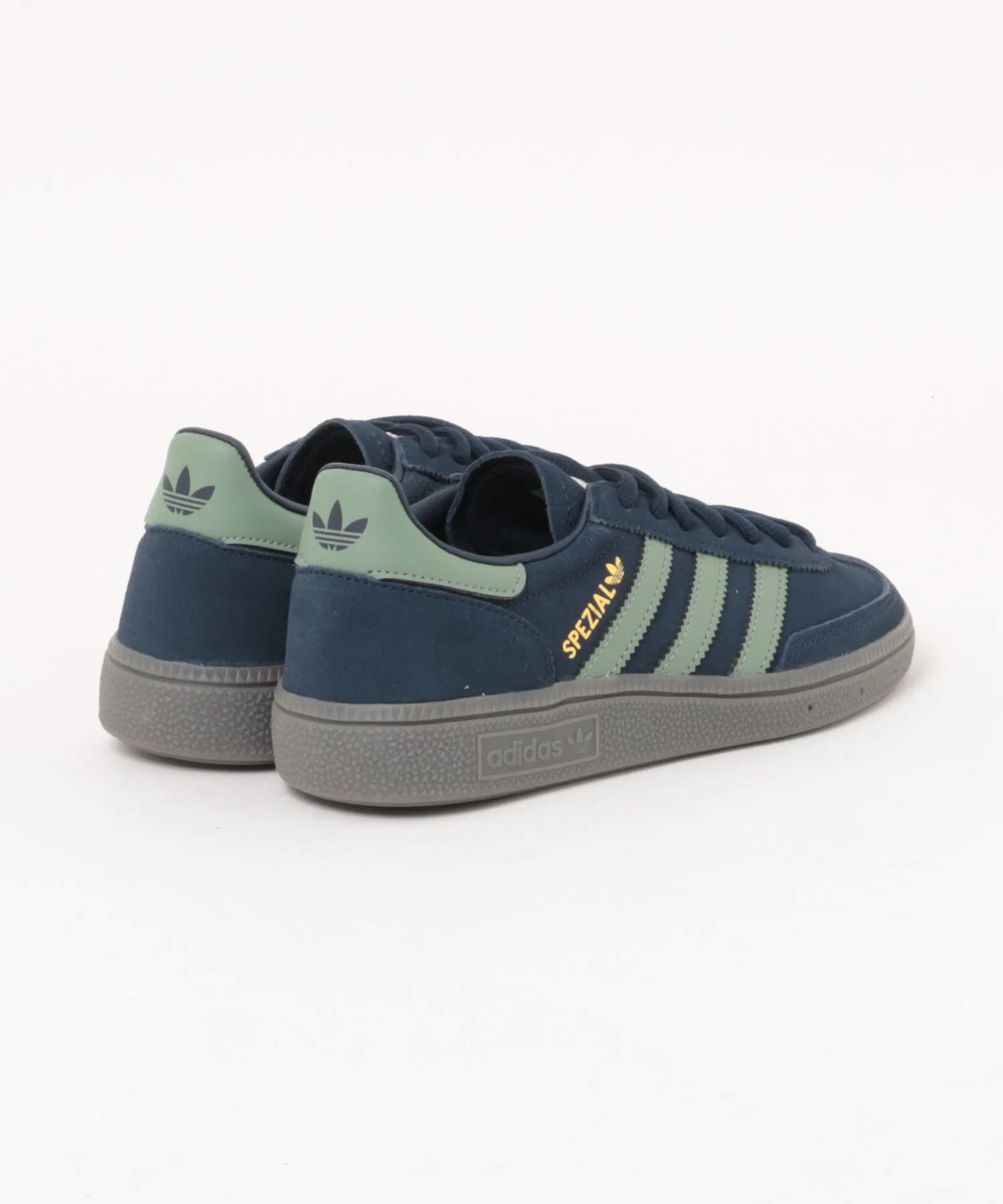 Мужские кроссовки из натуральной кожи adidas HANDBALL SPEZIAL KI1416 синие — фото 2