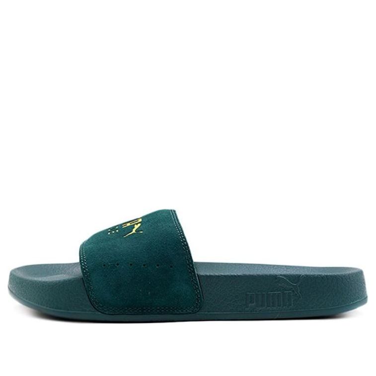 

Шлепанцы PUMA Leadcat Suede Green Unisex Slippers, зеленый