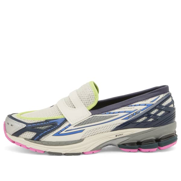 

Кроссовки-Лоферы 1906 года New Balance, серебро metallic, nb темно-синий & розовый heat