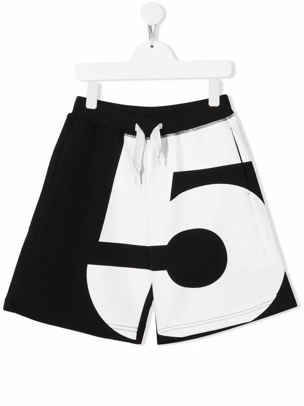 

Спортивные шорты с принтом Dsquared2 Kids, черный