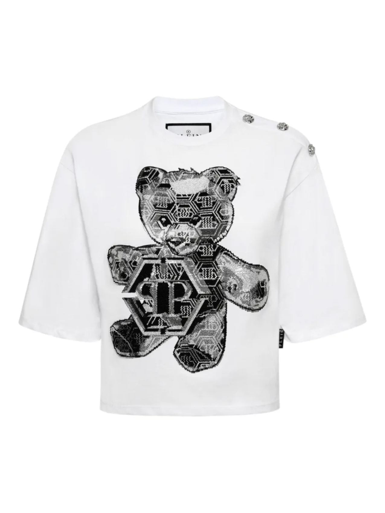 

Футболка Philipp Plein с 3D тедди, белый