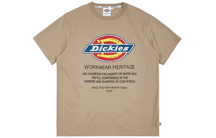 

Футболка унисекс хаки Dickies, хаки
