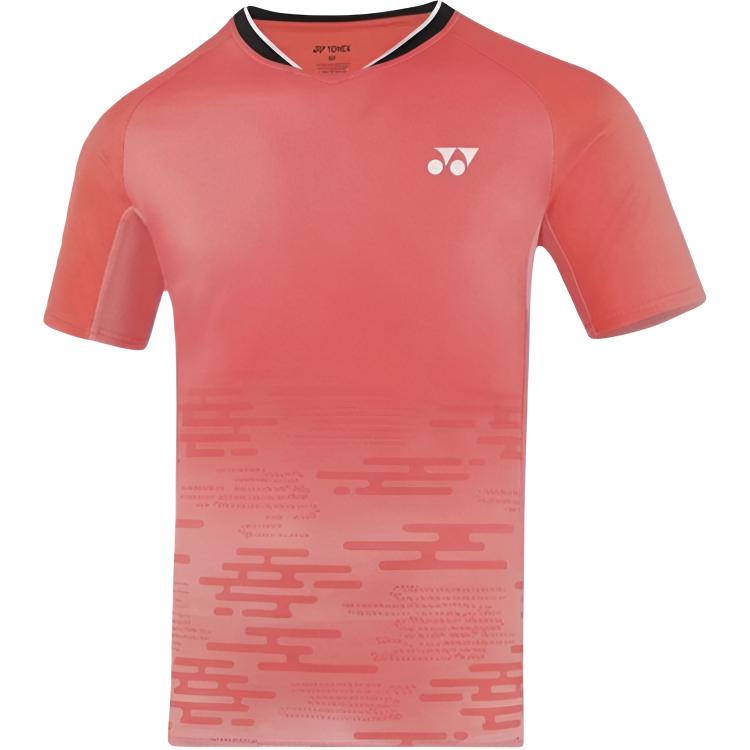 

Футболка для бадминтона Unisex с V-образным вырезом Moderate YONEX, coral quartz