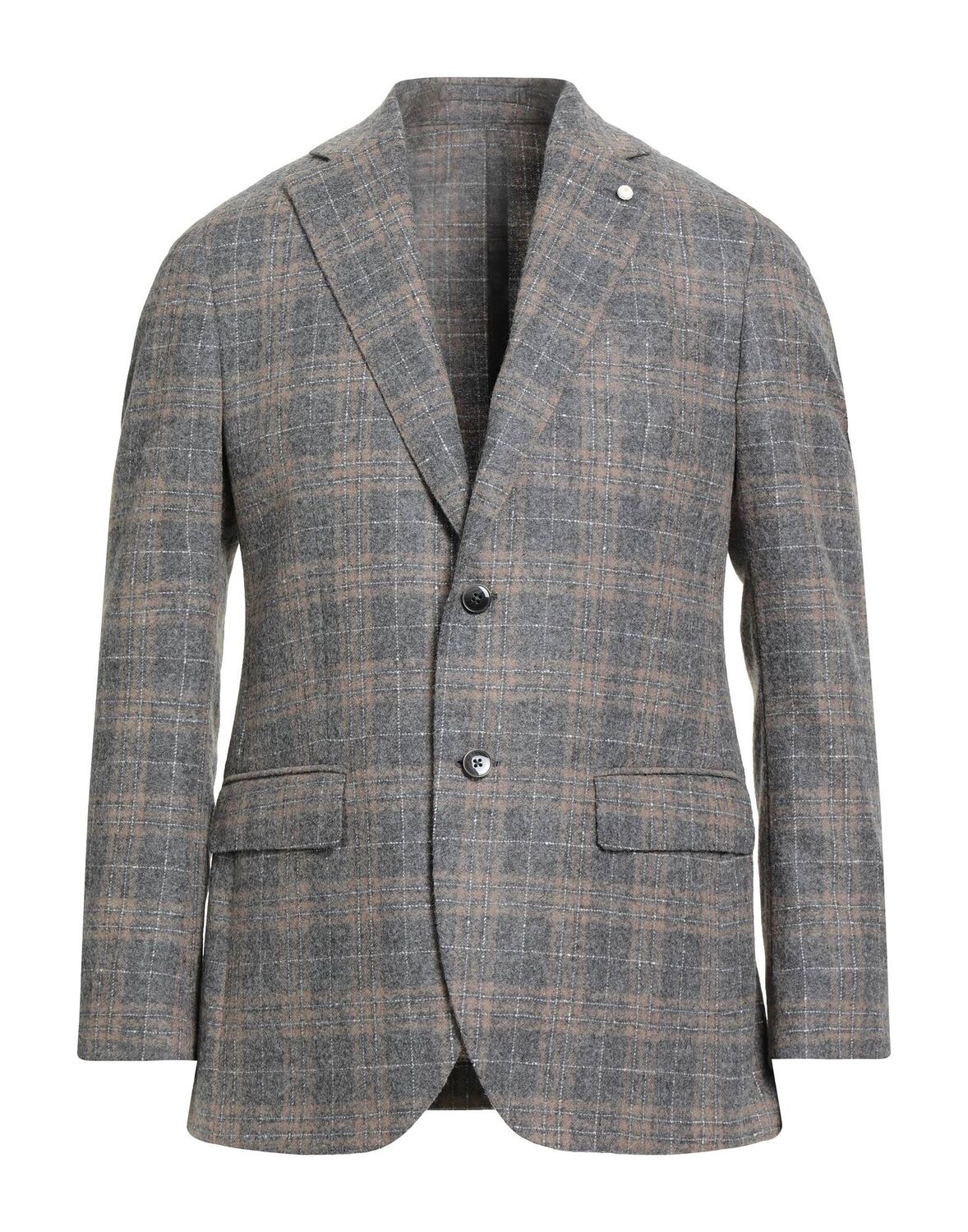 

Блейзер Luigi Bianchi Mantova, серый