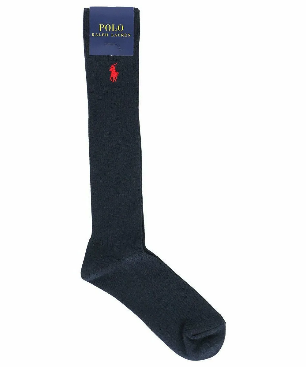 Школьные носки длиной 36 см, одноточечные Polo Ralph Lauren, Midnight Blue (Red) — фото 2