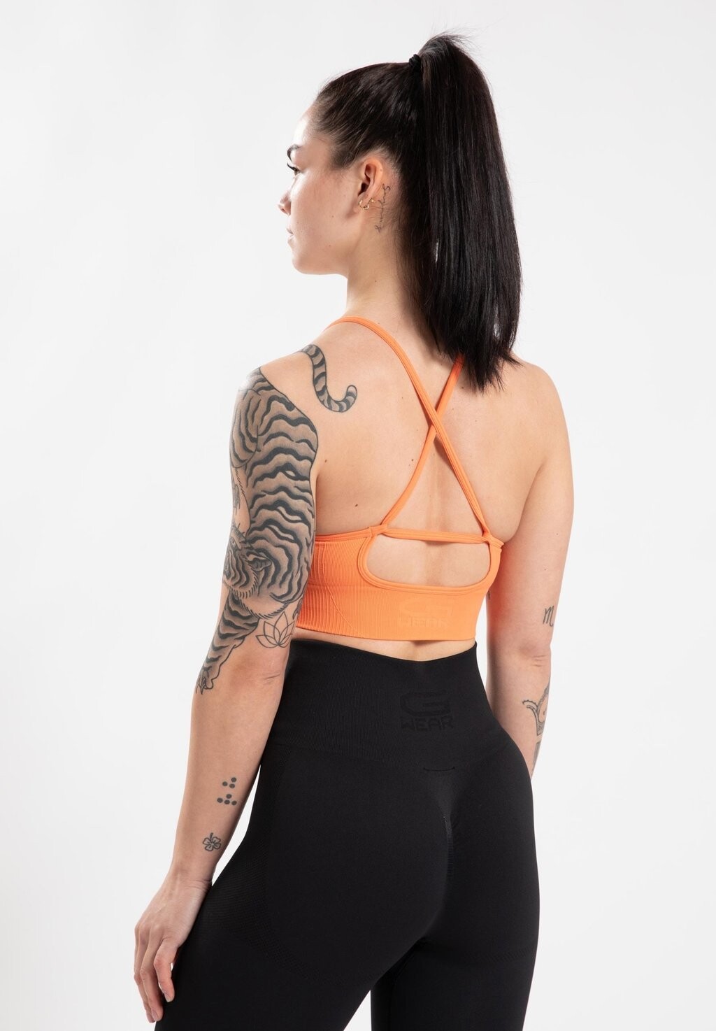 

Спортивный бюстгальтер с легкой поддержкой OLIVIA SEAMLESS Gorilla Wear, оранжевый