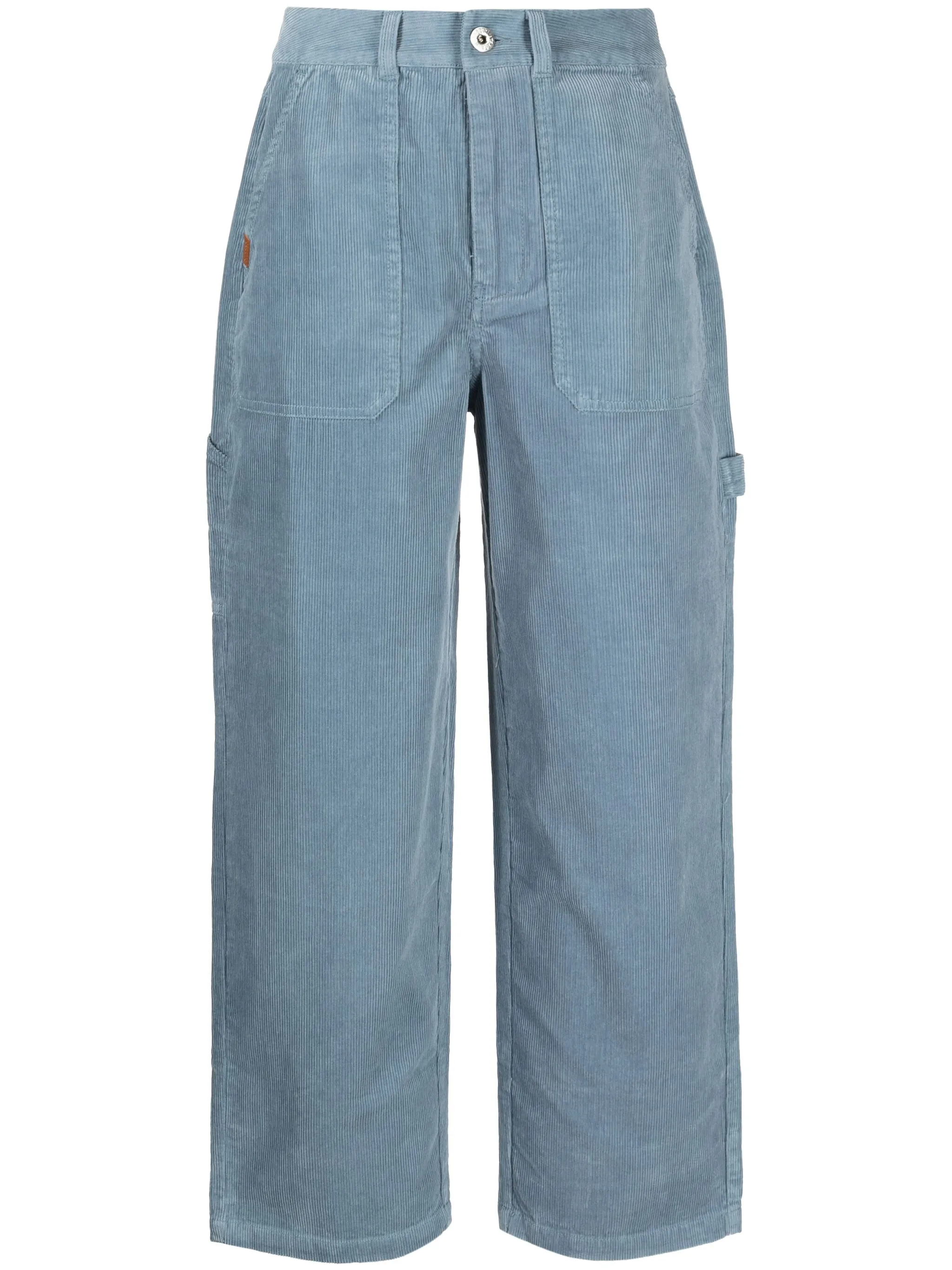 

Вельветовые брюки прямого кроя Chocoolate, синий