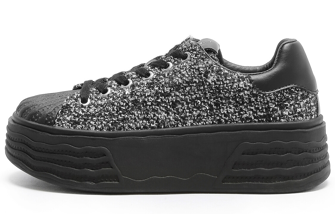 

Кроссовки C°BANNER Skateboarding Shoes Women's Low-top Black/Gray, черный/серый