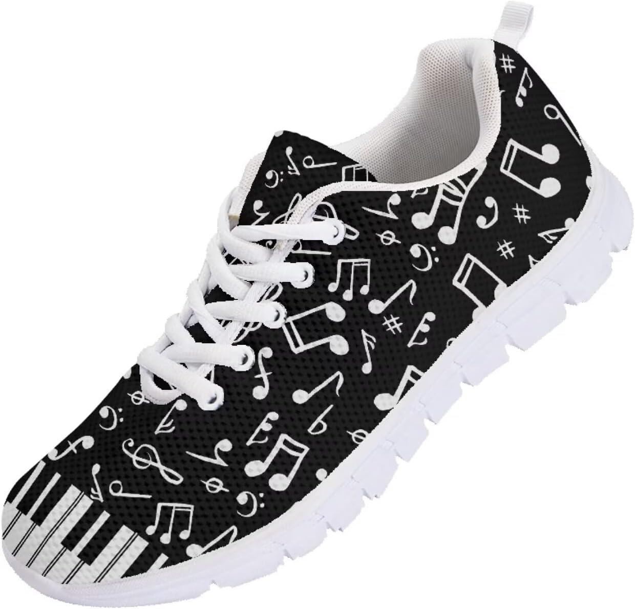 

Мужские кроссовки Funnydude Funny Print для бега, легкие, дышащие, теннисные, зимние спортивные кроссовки, Music Note