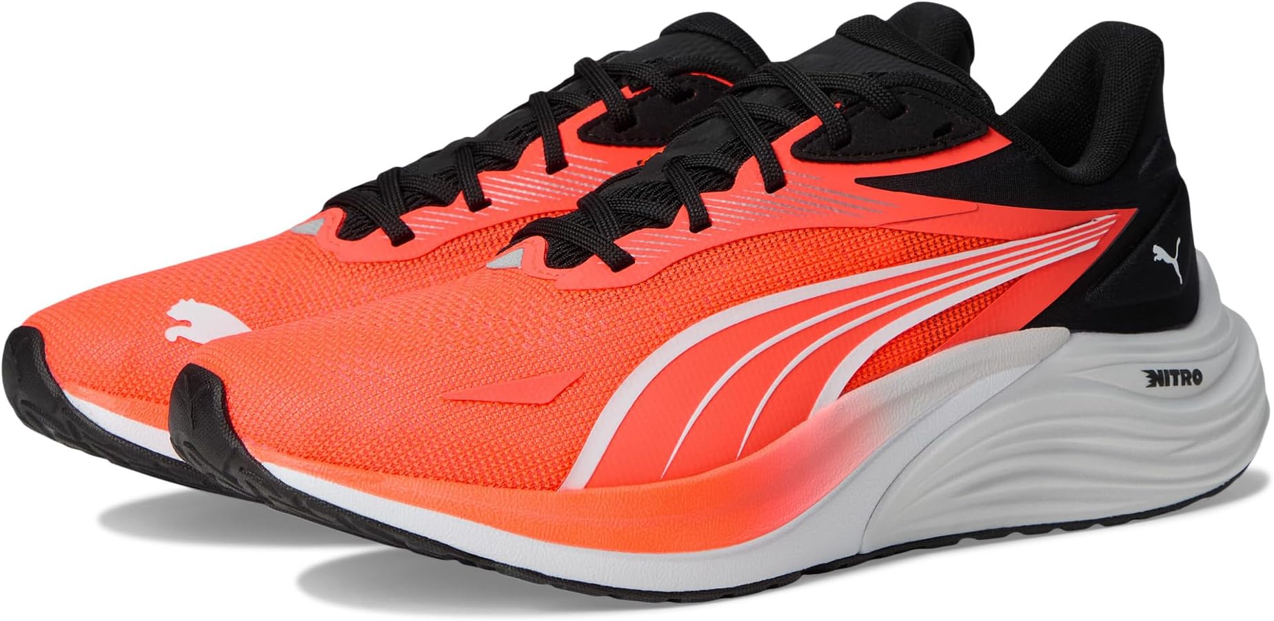 

Кроссовки PUMA Electrify Nitro 4 Running Shoes, цвет Glowing Red/Puma White/Feather Gray
