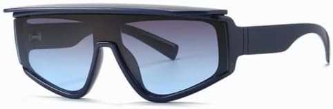 

Модные цельные солнцезащитные очки 2027 года для женщин, стильные солнцезащитные очки с плоской верхней частью, мужские солнцезащитные очки большого размера в стиле ретро с защитой от УФ-излучения UV400 generic, C2