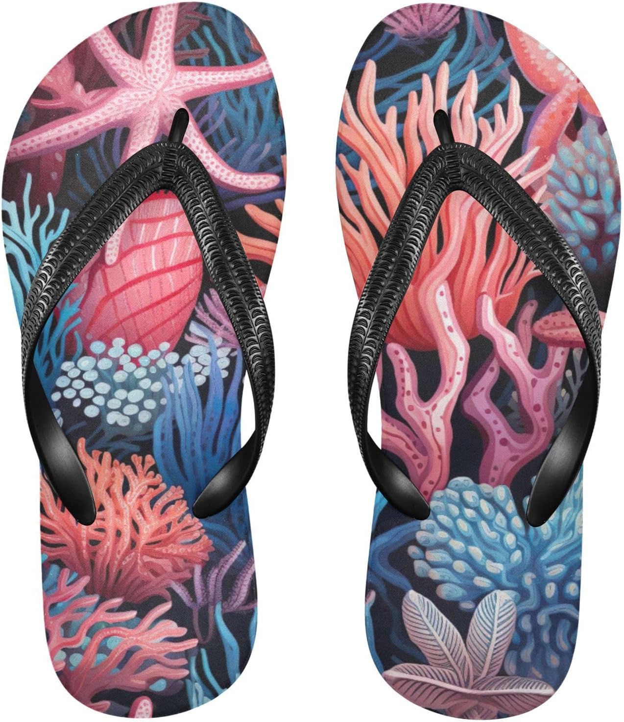 

Пляжные летние сандалии Starfish Ocean Coral для женщин и мужчин, шлепанцы для душа Kfbe