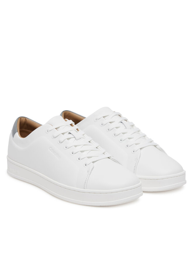 Кроссовки Pure Low Laceup Cupsole Hf Lth HM0HM01859 Calvin Klein, белый — фото 2