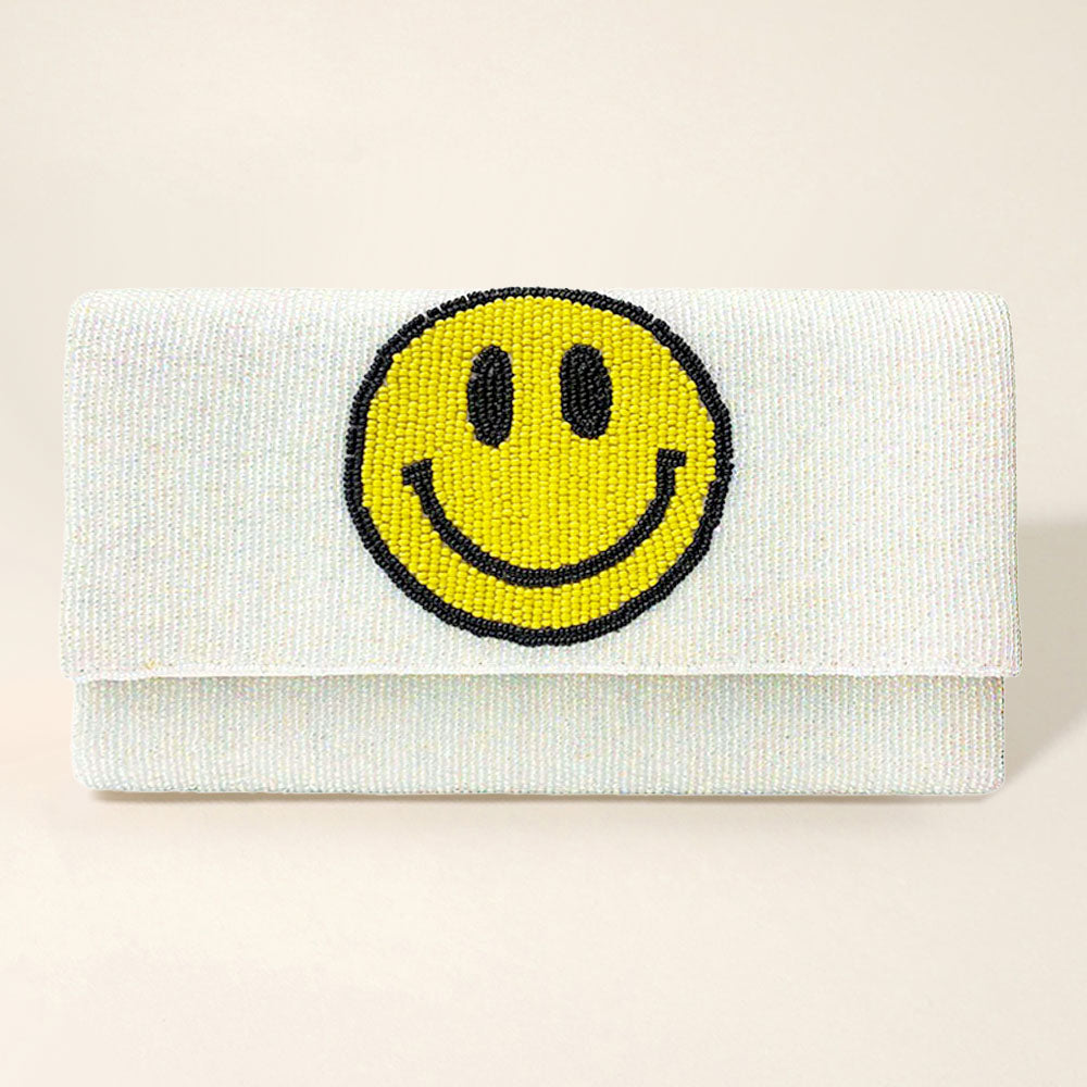 

Сумка-клатч Smile с бусинами FASHNZFAB
