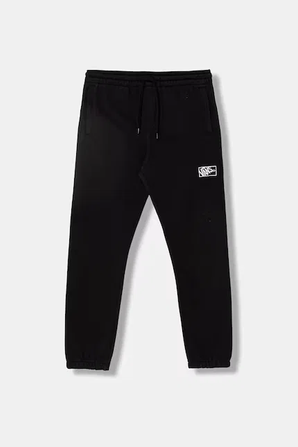 Детские спортивные штаны из футера Vans, черный