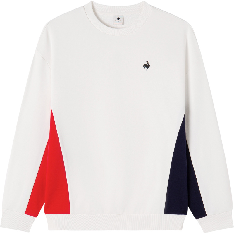 

Свитшот унисекс с круглым вырезом Le Coq Sportif, слоновая кость