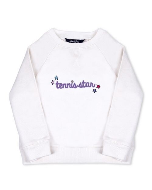 

Белый свитшот Tennis Star для девочек Ame & Lulu, цвет White