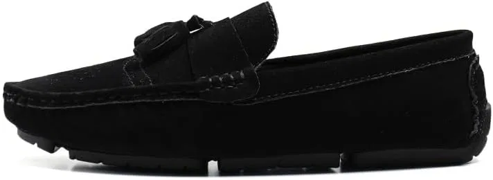Лоферы мужские из нубука Black PUGHGAETZF