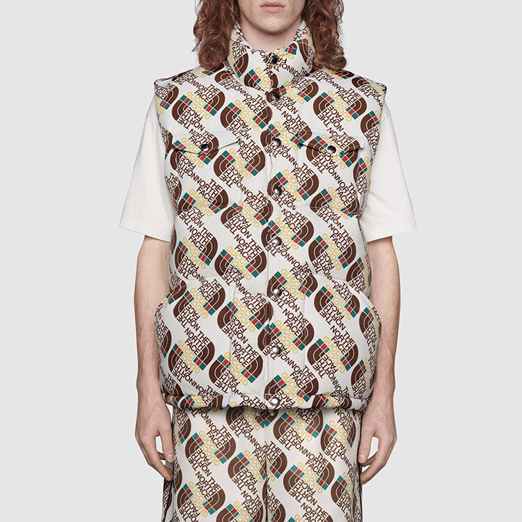 Жилет The North Face X Gucci Multicolor — фото 3