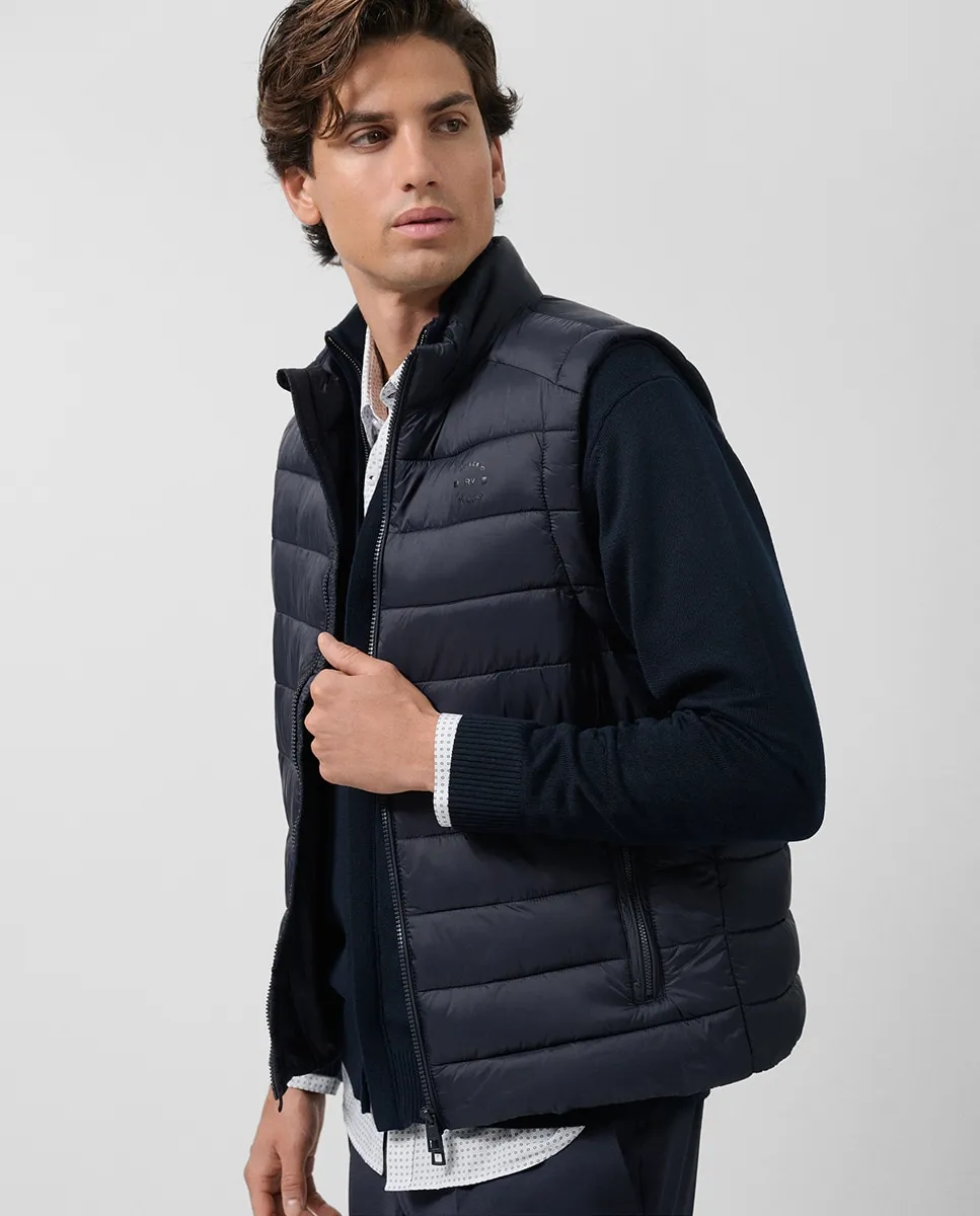 

Мужской стеганый жилет Roberto Verino, темно-синий