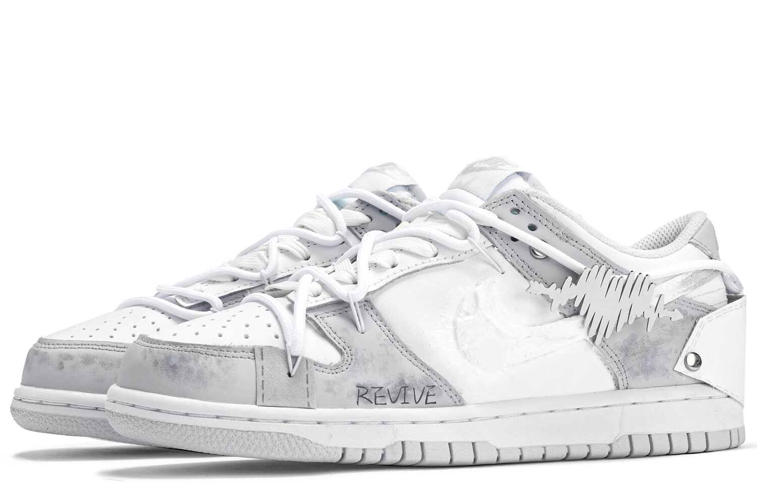 

Кроссовки Nike Dunk Skateboard Shoes Women's Low-Top Gray