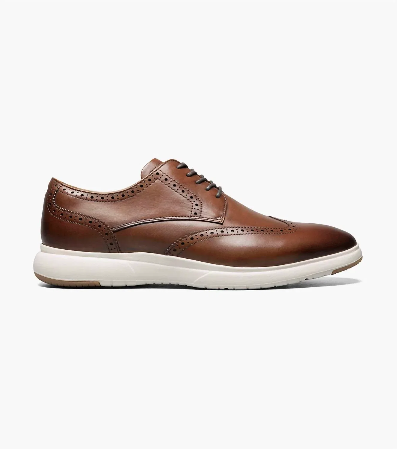 Мужские оксфорды Dash Wingtip из коньячной кожи Florsheim, Cognac Leather