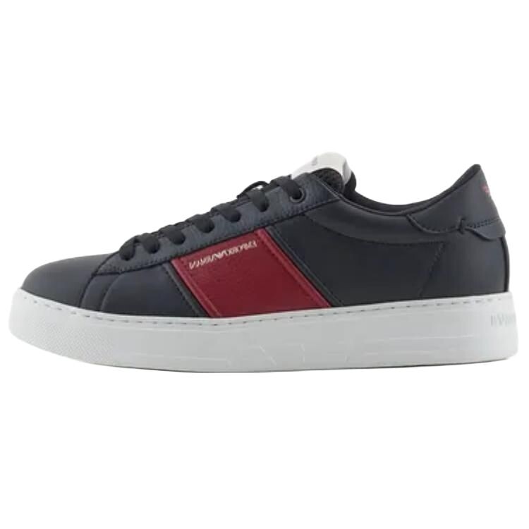 

Кроссовки EMPORIO ARMANI Skateboarding Shoes Men Low-top Black, черный