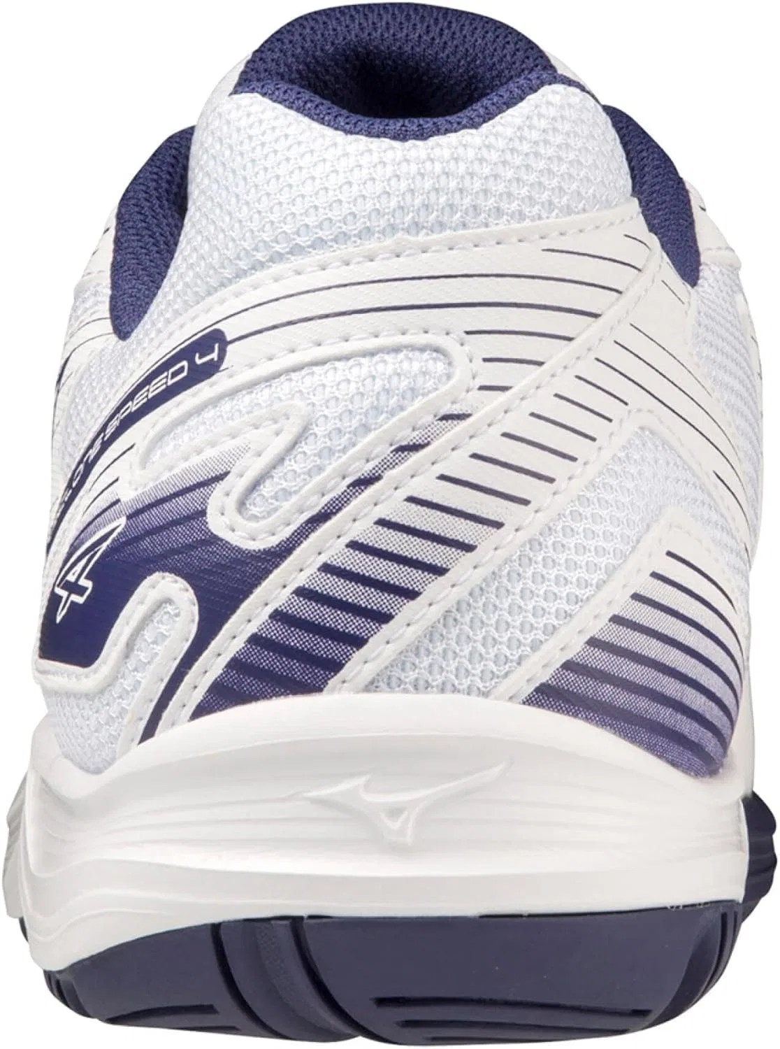 Волейбольные кроссовки Mizuno Cyclone Speed ​​4 унисекс, White Blueribbon Mp Gold — фото 4