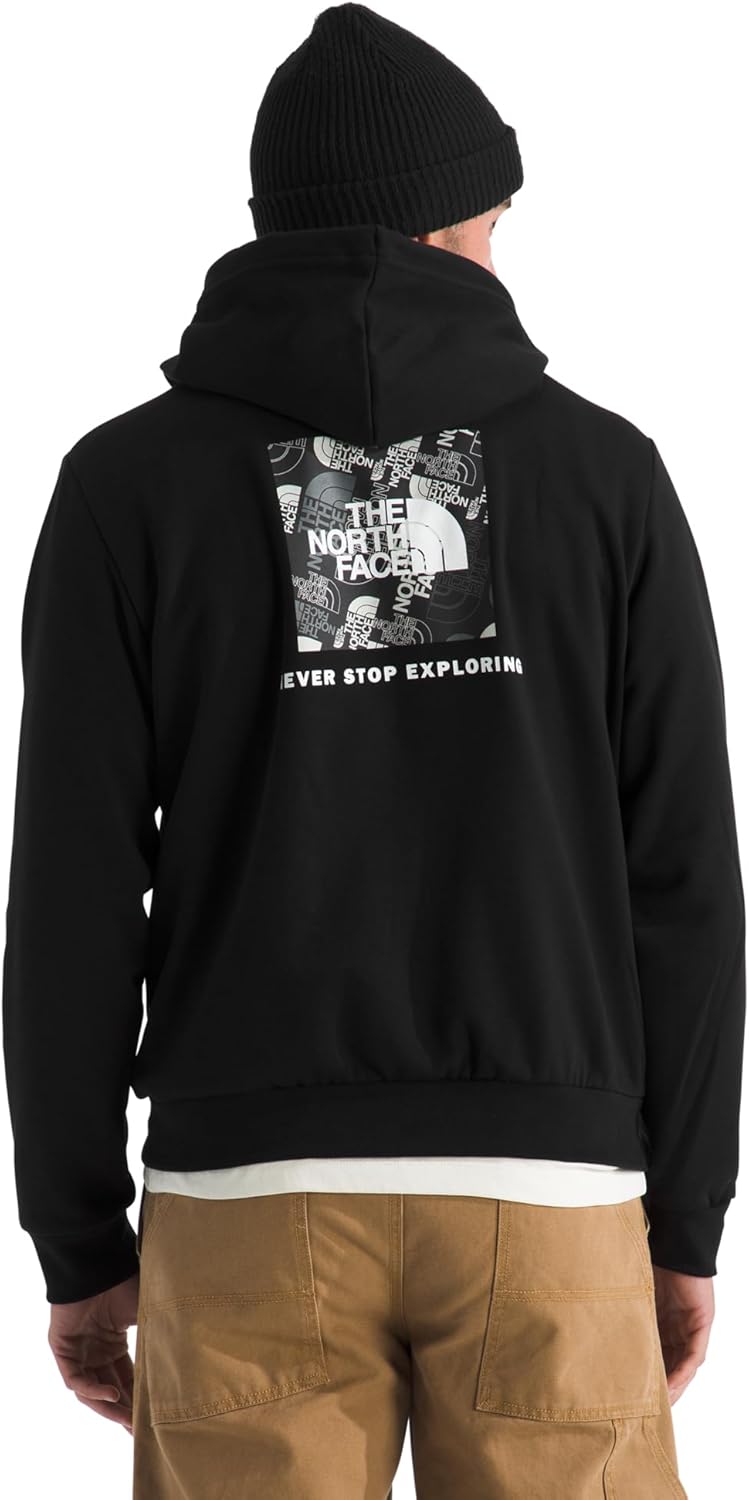 

The North Face мужская толстовка Evolution Box Toss Fill с капюшоном | Свитшот с двухслойным капюшоном, регулируемым шнурком и карманом-кенгуру, Tnf Black, Черный, The North Face мужская толстовка Evolution Box Toss Fill с капюшоном | Свитшот с двухслойны