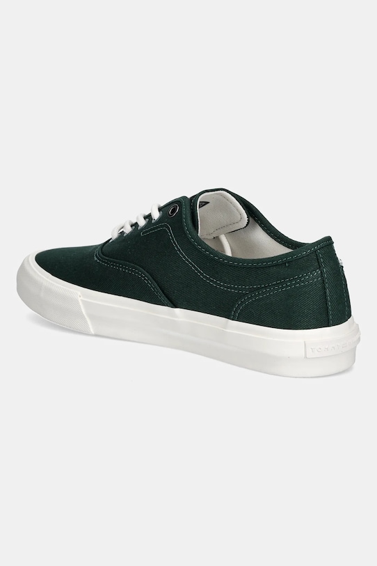 Кроссовки TH HI VULC LOW OXFORD TWILL Tommy Hilfiger, зеленый — фото 3